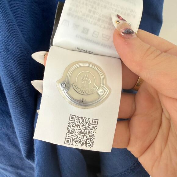 MONCLER 7 FRAGMENT BLUE T-SHIRT - Picture 8 of 8